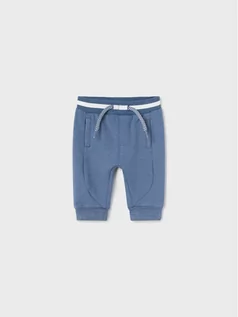 Spodnie i spodenki dla dziewczynek - Mayoral Spodnie dresowe 1512 Niebieski Regular Fit - grafika 1