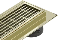 Odpływy liniowe - Mexen Flat 360° M33 odpływ liniowy obrotowy 60 cm, złoty - 1533060-40 - miniaturka - grafika 1