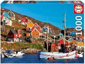 Puzzle - Educa Puzzle 1000 elementów, Nordic houses - miniaturka - grafika 1