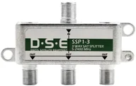 Inne akcesoria audio-wideo - Splitter firma DSE Spliter anteny TVSAT 1/3 model SSP1-3 zakres 5-2400 - miniaturka - grafika 1