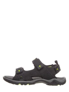 CMP Skórzane sandały trekkingowe w kolorze czarnym - Sandały damskie - miniaturka - grafika 1