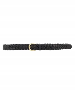 Pasek Wrangler BRAIDED BELT 112358086 Black 85 - Paski - miniaturka - grafika 1
