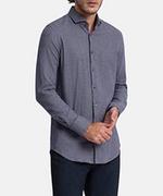 Koszule męskie - Pierre Cardin Męska koszula Hervé, Black Iris, 45 - miniaturka - grafika 1