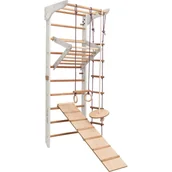 Wyposażenie sportowe i gimnastyczne - Drabinka wspinaczkowa dla dzieci i dorosłych. (Kinder 3 Biały) - miniaturka - grafika 1