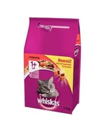 Sucha karma dla kotów - Whiskas Dry Wołowina 1,4 kg - miniaturka - grafika 1