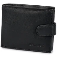 Portfele - Portfel męski skórzany RIKI 035 - czarny - miniaturka - grafika 1