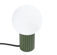 Lampy stojące - Oliwkowa lampka na biurko - K601-Buble - miniaturka - grafika 1