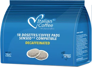 Italian Coffee Decaffeinato Senseo pads - 18 saszetek - Kawa w kapsułkach i saszetkach - miniaturka - grafika 1