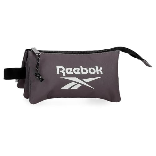 Reebok Boston Pokrowiec Trzyosobowy Szary 22x12x5 cms Poliester by Joumma Bags, Szary, 22x12x5 cms, Potrójne etui