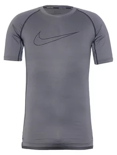 Koszulki sportowe męskie - Nike Koszulka sportowa w kolorze szarym - grafika 1