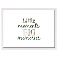 Wyposażenie pokoiku dziecięcego - Obrazek Little moments 30x40cm - miniaturka - grafika 1