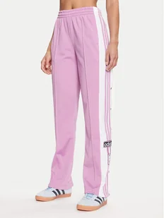 adidas Spodnie dresowe Adibreak IY2129 Fioletowy Loose Fit - Spodnie sportowe damskie - miniaturka - grafika 1
