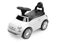 Chodziki - Toyz by Caretero, Jeździk Fiat 500, biały - miniaturka - grafika 1