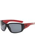 Okulary przeciwsłoneczne - OKULARY DZIECIĘCE JUNGLE E952-1P-BLACK-RED - miniaturka - grafika 1