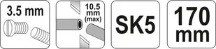 YATO szczypce do cięcia przewodów 170 mm (YT-2279) - Kombinerki i obcęgi - miniaturka - grafika 3