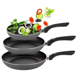 PATELNIA TRADYCYJNA Z FAKTURĄ PLASTRA MIODU MAJA 18CM 24CM 28CM INDUKCJA - Patelnie - miniaturka - grafika 1