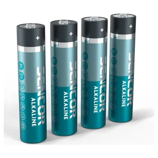 Bateria alkaliczna, AAA (LR03), AAA, 1.5V, Sencor, Folia, 4-pack - Baterie i akcesoria - miniaturka - grafika 5