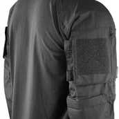 Odzież taktyczna i umundurowanie - Texar - Bluza Combat Shirt - Czarna - 30-CMB-SH-BL - miniaturka - grafika 1