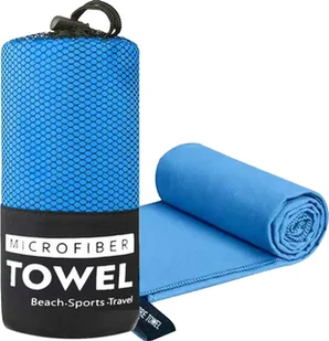 Ręcznik Szybkoschnący Sportowy Plażowy Z Mikrofibry Na Siłownię 130X80 Niebieski - Ręczniki - miniaturka - grafika 1