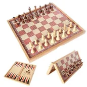 Czasopisma - SZACHY DREWNIANE WE WKŁADCE NA PREZENT TURNIEJOWE - miniaturka - grafika 1