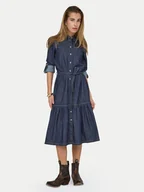 Sukienki - ONLY Sukienka jeansowa Sevigny 15357967 Granatowy Regular Fit - miniaturka - grafika 1