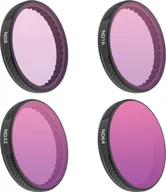 Akcesoria do drona - ZESTAW 4X FILTR SZARY DO DJI OSMO ACTION 3, 4, 5 PRO - ND8 / ND16 / ND32 / ND64 - miniaturka - grafika 1