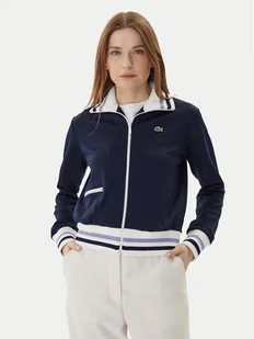 Lacoste Bluza SF5252 Granatowy Regular Fit - Bluzy damskie - miniaturka - grafika 1