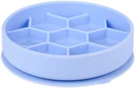 Miski dla psów - ZOLUX Miska silikonowa dla psa spowalniająca jedzenie M niebieska 16x16 cm - miniaturka - grafika 1