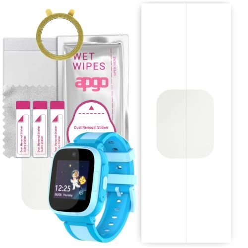 1x folia hydrożelowa MATOWA do myPhone CareWatch Kid LTE - apgo Smartwatch Hydrogel MATTE Protection Ochrona na ekran smartwatcha