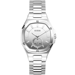 Zegarek Guess Octavia zegarek damski srebrny na bransolecie GW0310L1 - Zegarki damskie - miniaturka - grafika 1