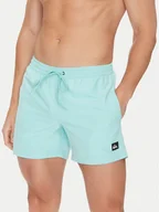 Kąpielówki męskie - Quiksilver Szorty kąpielowe Everyday Solid Volley EQYJV04120 Turkusowy Regular Fit - miniaturka - grafika 1