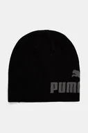 Czapki męskie - Puma czapka kolor czarny z cienkiej dzianiny 25636 - miniaturka - grafika 1