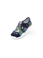 Kapcie damskie - Dziewczęce kapcie z morskim nadrukiem różowe Befado - miniaturka - grafika 1