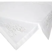 Obrusy i serwetki - Obrus EUROFIRANY Bari 85 x 85 cm Biały - miniaturka - grafika 1