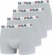 Majtki męskie - Bokserki męskie FILA, 2-pak - bawełna, gładkie, jasnoszare S (małe) - miniaturka - grafika 1