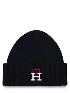 Tommy Hilfiger - Czapka męska, niebieski - Czapki męskie - miniaturka - grafika 1