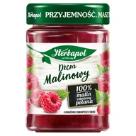 Dżem - Herbapol Dżem malinowy o obniżonej zawartości cukru 280 g - miniaturka - grafika 1