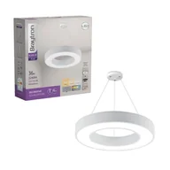Lampy sufitowe - Braytron aluminiowa lampa sufitowa LED BLADE PD 36W 3240 lm 45Ø lampa wisząca 120cm okrągła biała - miniaturka - grafika 1