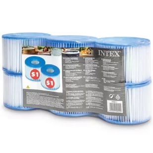 Intex Wkład filtrujący typ S1 do basenów z hydromasażem 29011 - Akcesoria do basenów - miniaturka - grafika 3