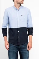Koszule męskie - Lee Button Down Męska Koszula Materiałowa Dusty Blue L880Zlkh-M - miniaturka - grafika 1