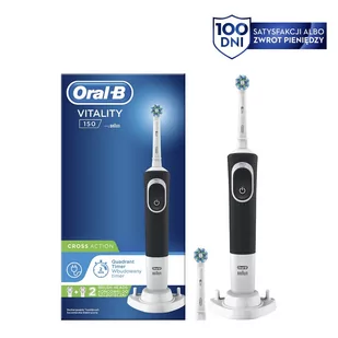 ORAL-B Vitality 150 Cross Action Black - Szczoteczki elektryczne - miniaturka - grafika 3