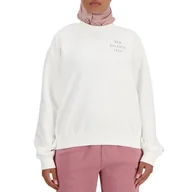 Bluzy sportowe damskie - Bluza New Balance WT41517WT - biała - miniaturka - grafika 1