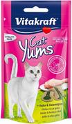 Przysmaki dla kotów - VITAKRAFT Vitakraft Kot Cat Yums kurczak z kocią trawą 40g KVIT019 - miniaturka - grafika 1