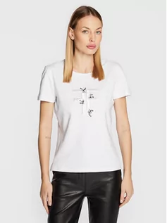 Koszulki i topy damskie - Fracomina T-Shirt FS22WT3005J401E5 Biały Regular Fit - grafika 1
