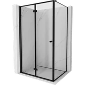 Kabiny prysznicowe - Mexen Mist-F kabina prysznicowa składana lewa 90 x 120 cm, czarna ramka, czarna - 8A6T-090-120-70-70-L - miniaturka - grafika 1