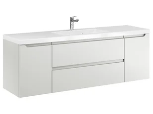 Szafka Wisząca Z Umywalką ETH 140 cm D - Kaszmir Mat - Szafki łazienkowe - miniaturka - grafika 1