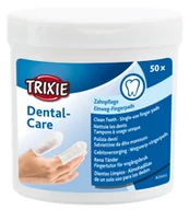 Higiena jamy ustnej zwierząt - Trixie Dental Care czyste zęby nakładki na palce 50 szt - miniaturka - grafika 1