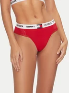 Majtki damskie - Tommy Hilfiger Stringi UW0UW05619 Czerwony - miniaturka - grafika 1