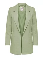 Płaszcze damskie - ONLY Onlbaker-Linea L/S Coatigan Cc PNT płaszcz damski, Reseda/detal: biały melanż, S - miniaturka - grafika 1