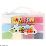 Masy plastyczne - Asortyment Patagom Graine Creative - 12 bochenków - Magiczna glina modelarska do tworzenia spersonalizowanych gumek - miniaturka - grafika 1